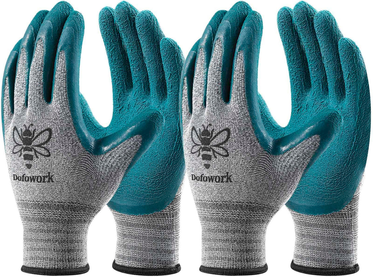 DOFOWORK Gardening Gloves - 6 Pair Gardening Gloves for Women/Men with Grip