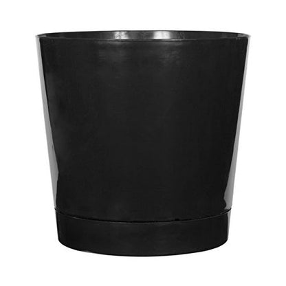 Novelty Majestic Full Depth Round Cylinder Pot, Glossy White, 8-Inch (10082)