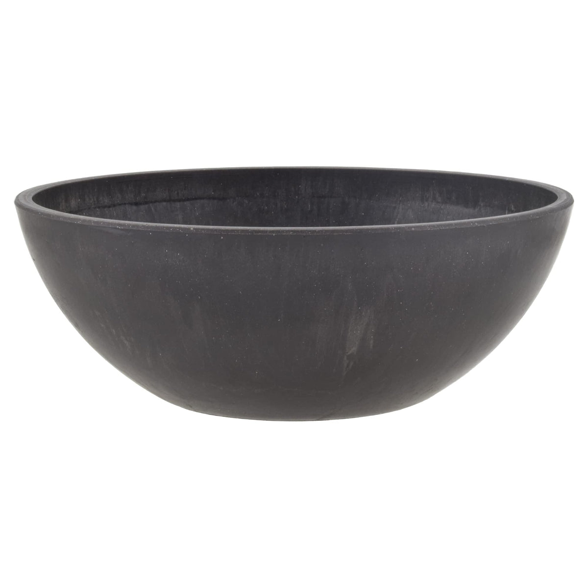 PSW Pot Collection M30TP 10-inch Plastic/Stone/Wood Composite Low Bowl Planter – No Drainage Hole (Drillable), Shallow Indoor/Outer Pot for Succulents, Bonsai, Fairy Gardens, Herbs, Taupe
