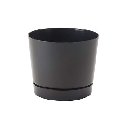 Novelty Majestic Full Depth Round Cylinder Pot, Glossy White, 8-Inch (10082)