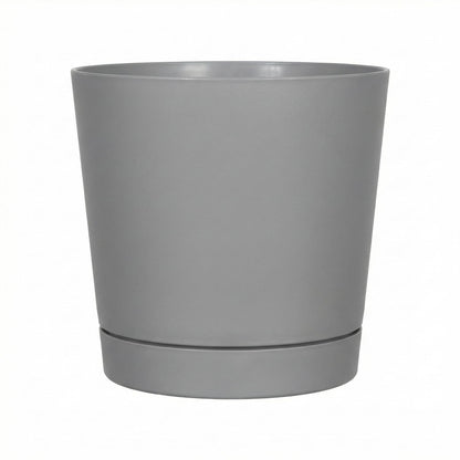 Novelty Majestic Full Depth Round Cylinder Pot, Glossy White, 8-Inch (10082)