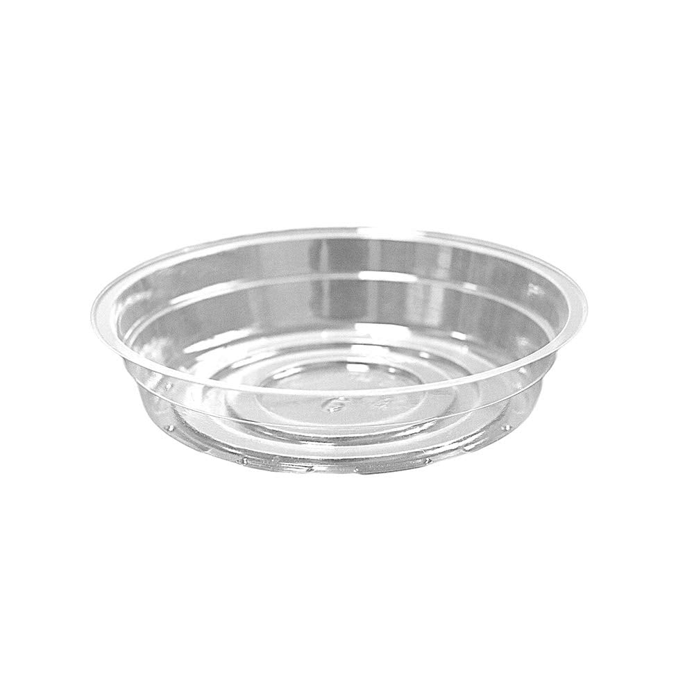 TRUEDAYS 20 Pack Plant Saucers (6 inch / 8inch / 10inch / 12inch) Clear Plant Saucers Flower Pot Tray Excellent for Indoor & Outdoor Plants