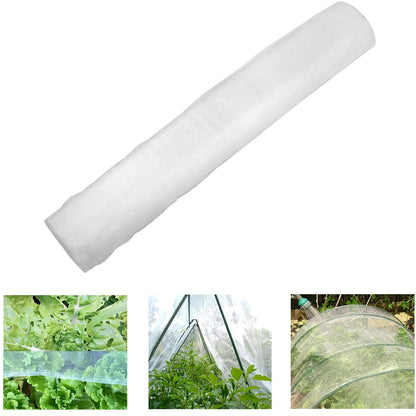 Roll Packed 8x100FT Garden Netting, Fine Mesh Insect Barrier for Plants