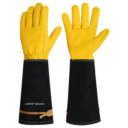 HANDLANDY Rose Pruning Gloves for Men Women, Thorn Proof Gardening Gloves