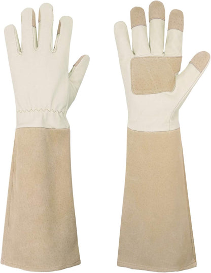 HANDLANDY Rose Pruning Gloves for Men Women, Thorn Proof Gardening Gloves