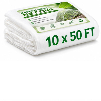 10 ft x 33 ft Garden Netting Pest Barrier, Ultra-Fine Garden Mesh Netting for Garden Protection, Plant Covers Bird Netting for Vegetables, Raised Beds, Blueberry Bushes and Fruit Plants