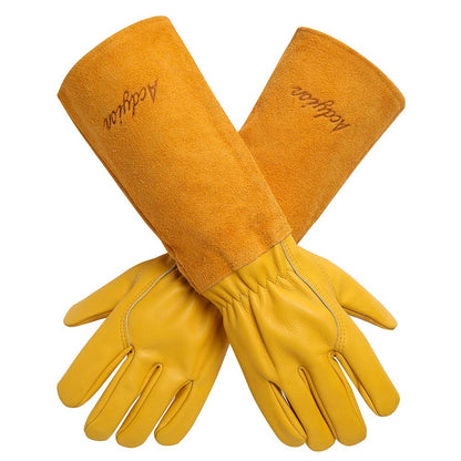 Acdyion Long Thorn Proof Gardening Gloves for Men & Women, Rose Pruning