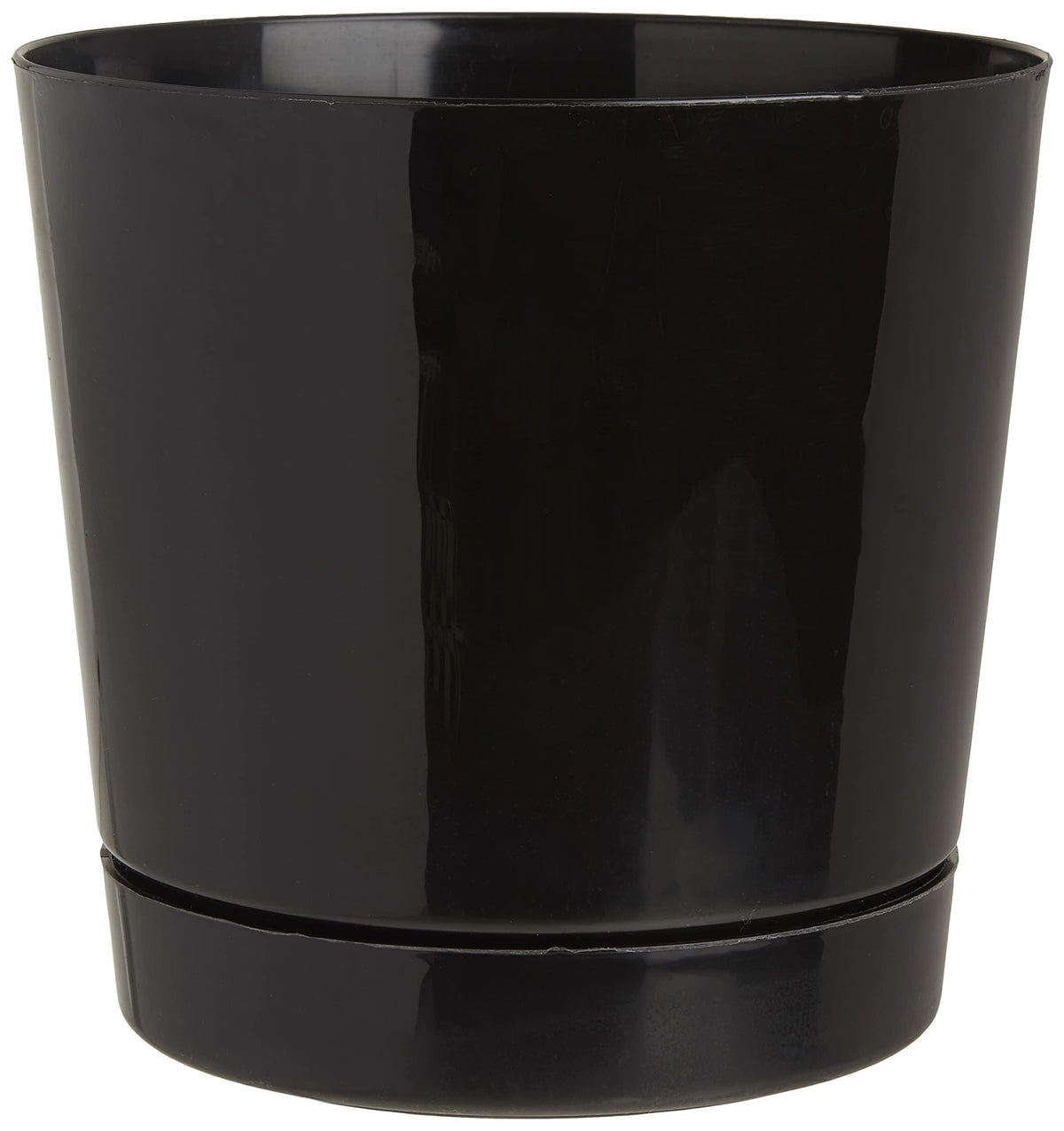 Novelty Majestic Full Depth Round Cylinder Pot, Glossy White, 8-Inch (10082)