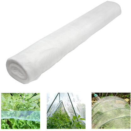 Roll Packed 8x100FT Garden Netting, Fine Mesh Insect Barrier for Plants
