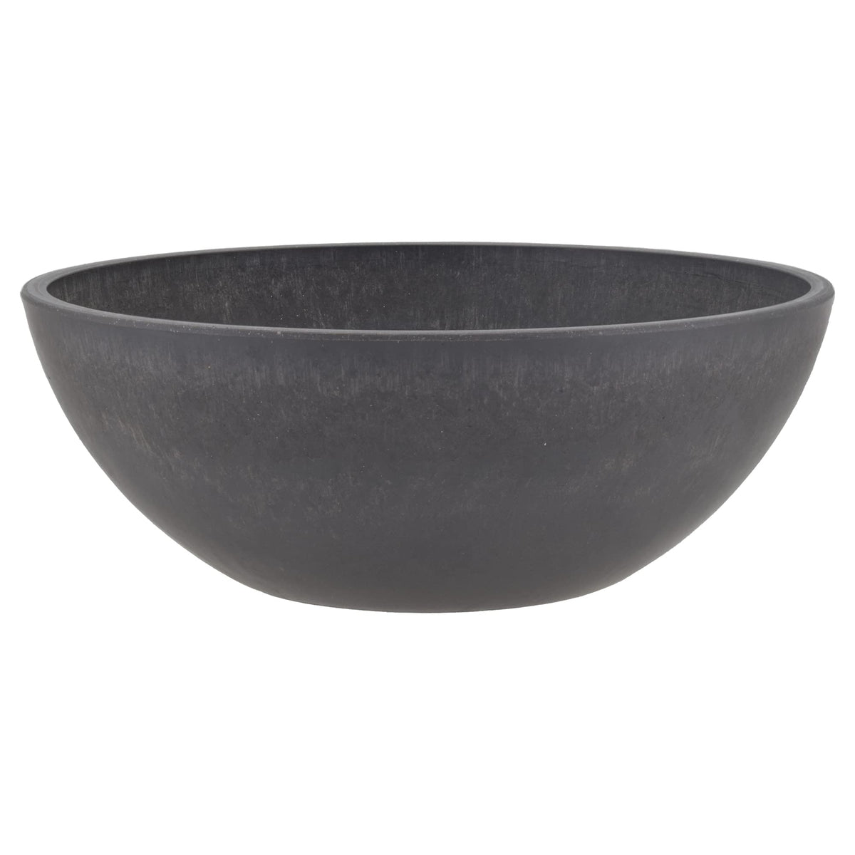 PSW Pot Collection M30TP 10-inch Plastic/Stone/Wood Composite Low Bowl Planter – No Drainage Hole (Drillable), Shallow Indoor/Outer Pot for Succulents, Bonsai, Fairy Gardens, Herbs, Taupe