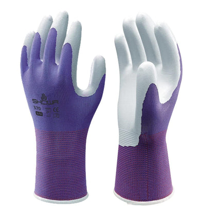 SHOWA Atlas 370B Professional Nitrile Work Gloves,for Landscaping, Gardening & Assembly, General Purpose Gloves