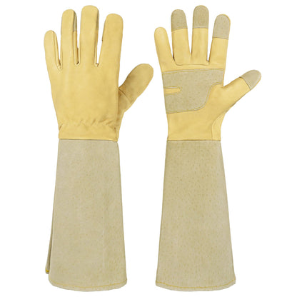 HANDLANDY Rose Pruning Gloves for Men Women, Thorn Proof Gardening Gloves