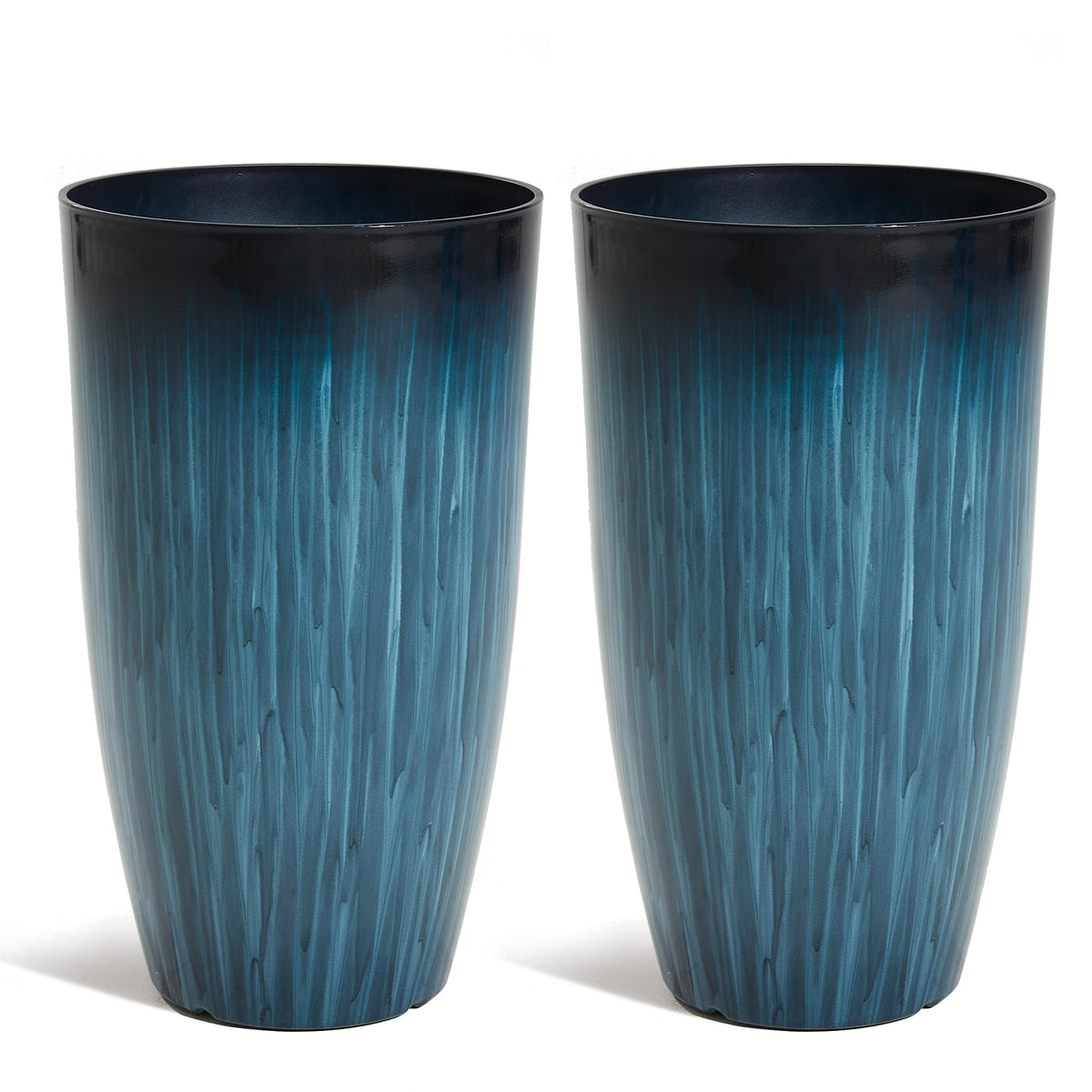 Worth 23.5" H. Tall Planters for Outdoor Plants, Large Plant Pots Set of 2