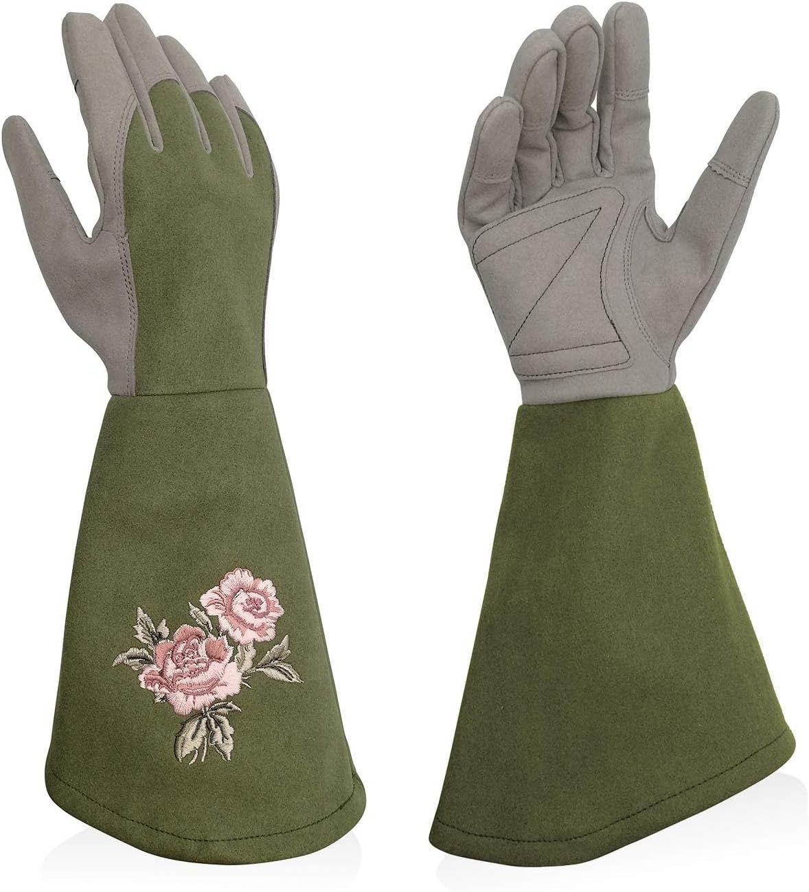 Rose Pruning Gloves with Forearm Protection, Thorn Resistant