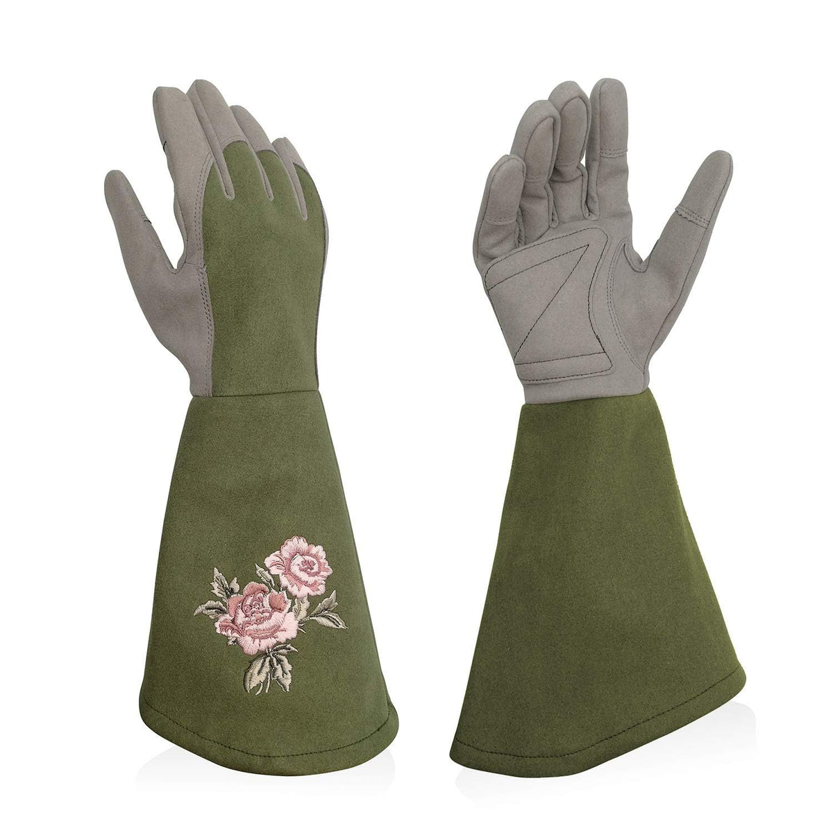 Rose Pruning Gloves with Forearm Protection, Thorn Resistant