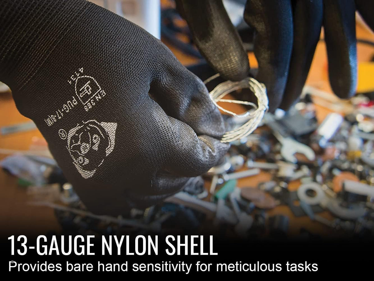 Global Glove PUG-17 Lightweight Polyurethane Dipped Work Gloves
