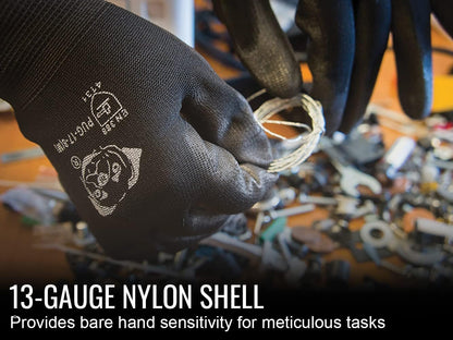 Global Glove PUG-17 Lightweight Polyurethane Dipped Work Gloves