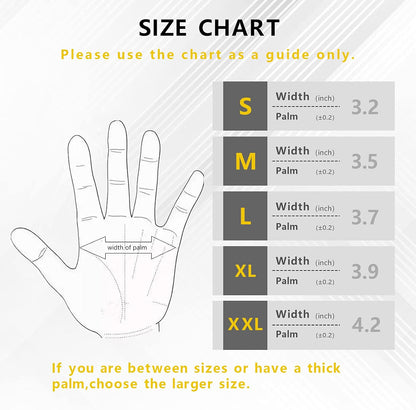 LOCCEF Safety Work Gloves Nylon MicroFoam Nitrile Coated Gloves