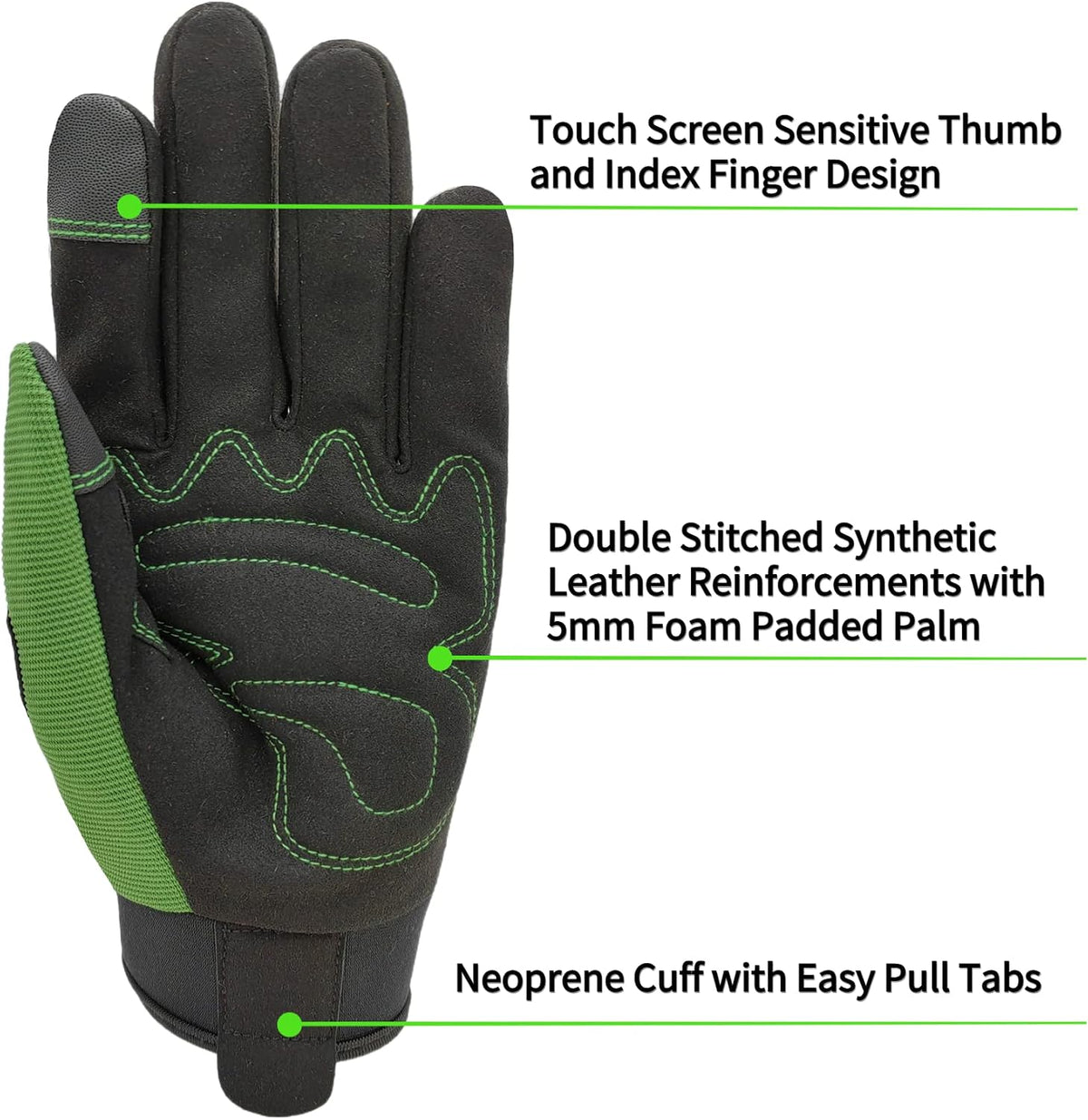 Safety Work Gloves for Men&Women,Mechanic Glove,Touchscreen,Gifts