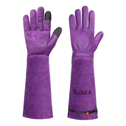 Gardening Gloves for Women Men, Long Thorn Proof Rose Pruning Glove