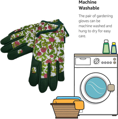 Cute Pattern Gardening Gloves,Thornproof Garden Glove,Gardener Gift