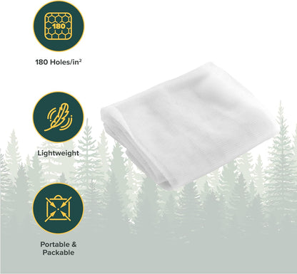 Coghlan's Rectangular Mosquito Netting – Lightweight Mesh for Camping, Travel, and Outdoor Protection – Use as Bed Cover, Shelter, or Screen Repair – White, 48" x 72"