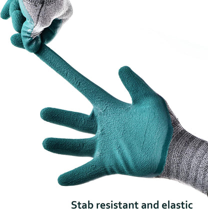 DOFOWORK Gardening Gloves - 6 Pair Gardening Gloves for Women/Men with Grip