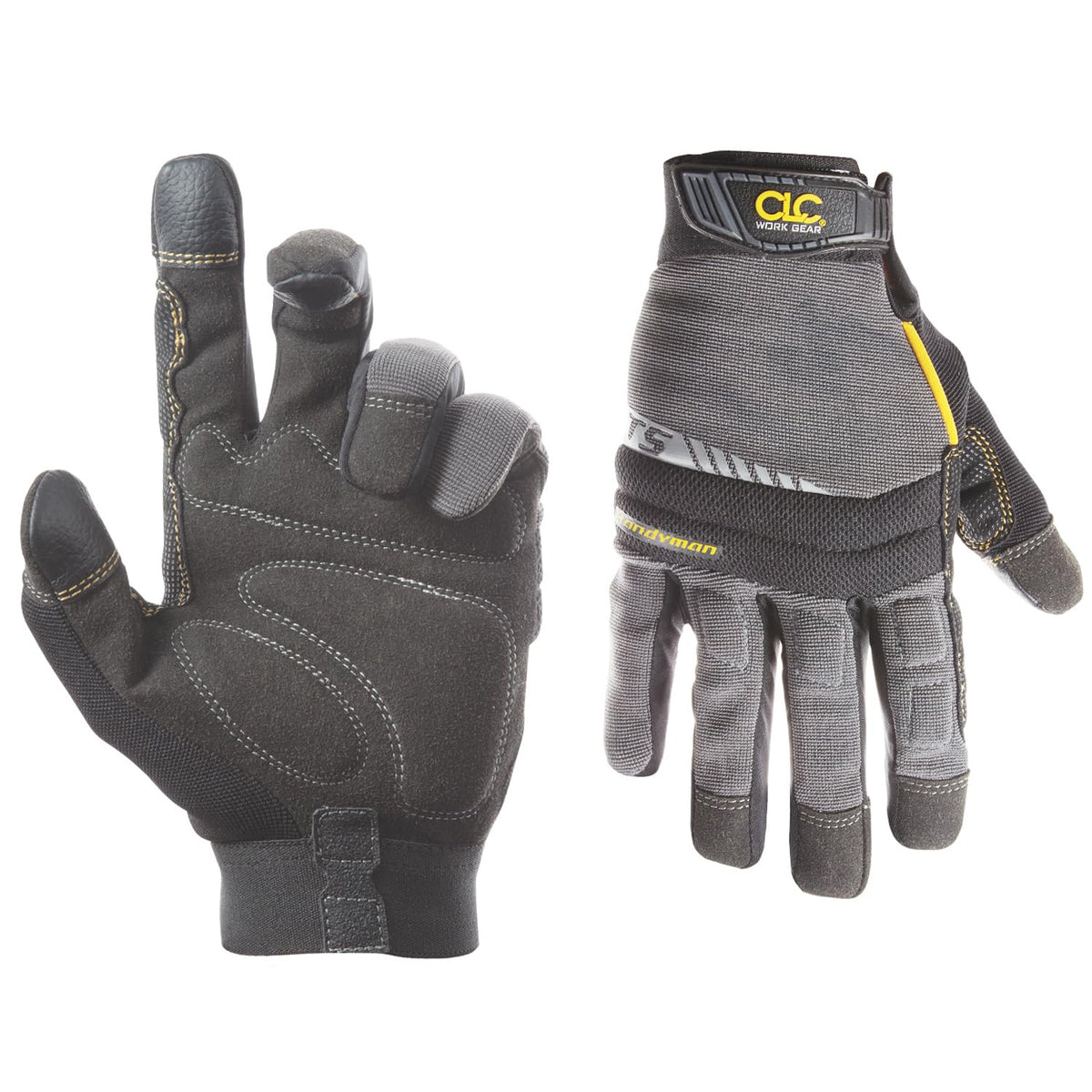 CLC Custom Leathercraft 125 Handyman Flex Grip Work Gloves