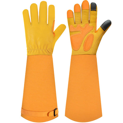 Gardening Gloves for Women Men, Long Thorn Proof Rose Pruning Glove
