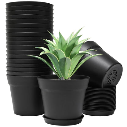 GARDIFE 20 Pack 4 inch Plant pots, planters for Indoor Plants, Flower pots, Color