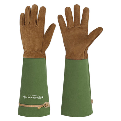 HANDLANDY Rose Pruning Gloves for Men Women, Thorn Proof Gardening Gloves