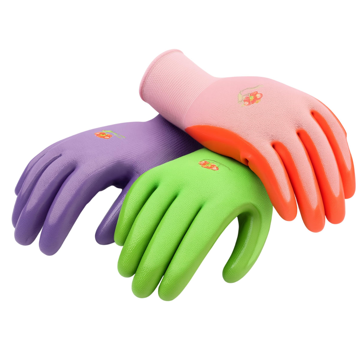 G & F Products Women's Gardening Gloves, Micro Foam Nitrile Coated Work Gloves for Gardening, Yard Work & Pruning