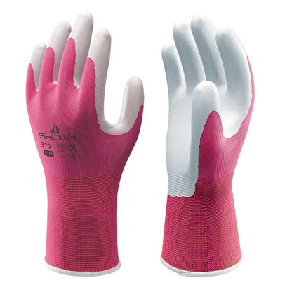 SHOWA Atlas 370B Professional Nitrile Work Gloves,for Landscaping, Gardening & Assembly, General Purpose Gloves