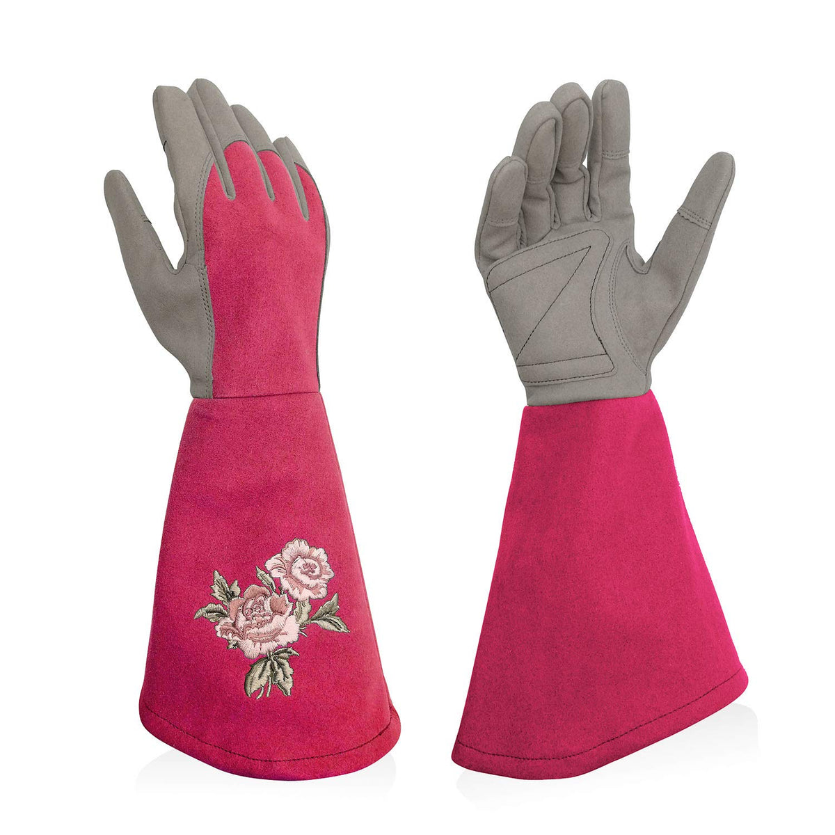 Rose Pruning Gloves with Forearm Protection, Thorn Resistant