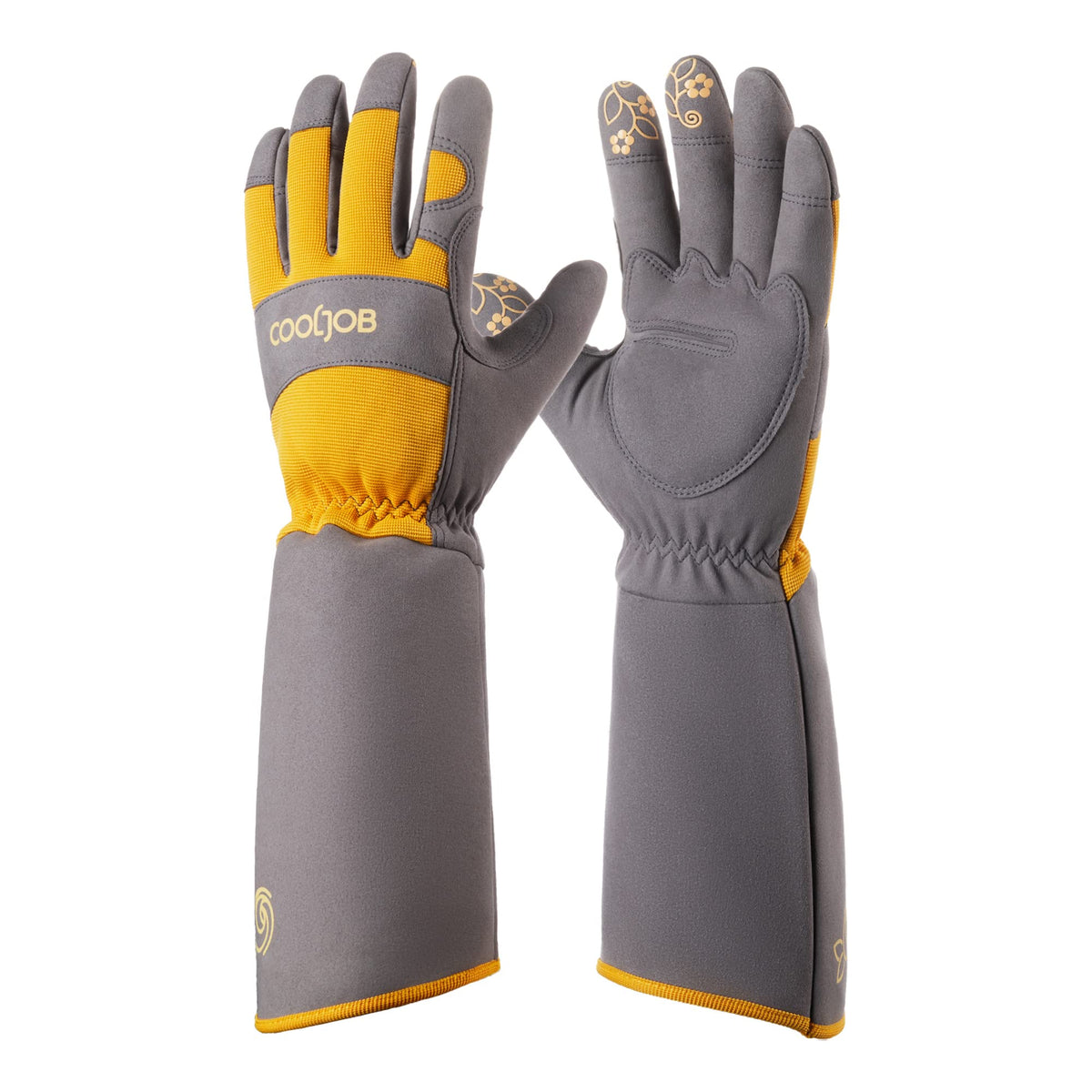 COOLJOB Thorn Proof Rose Pruning Garden Gloves for Men, Long Sleeve Large