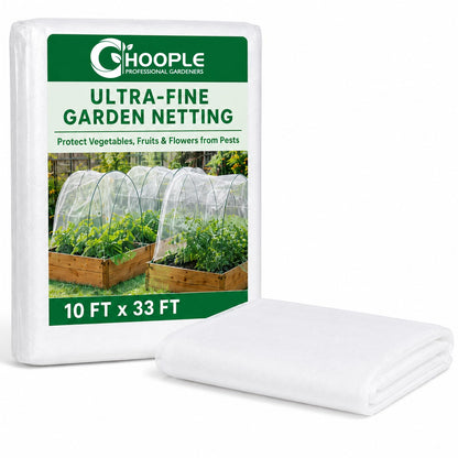 10 ft x 33 ft Garden Netting Pest Barrier, Ultra-Fine Garden Mesh Netting for Garden Protection, Plant Covers Bird Netting for Vegetables, Raised Beds, Blueberry Bushes and Fruit Plants