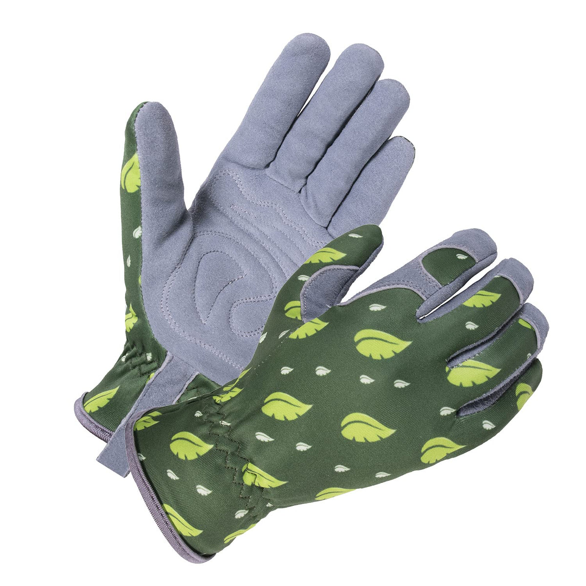 SKYDEER Premium Genuine Deerskin Suede Women's Gardening Gloves, Ultra-Soft Padded, Comfort Fit for Work, Medium, SD6611/M