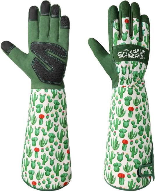 Schwer Gardening Gloves for Women, Reinforced Fingertips & Palm, L010, M