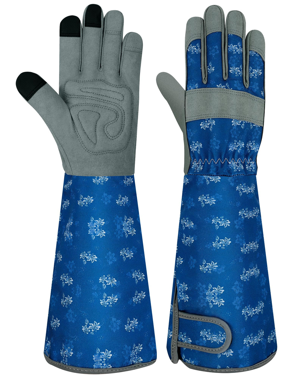 Long Gardening Gloves for Women Thorn Proof Leather Garden Gloves Breathable Working Gloves for Women Yard Outdoor