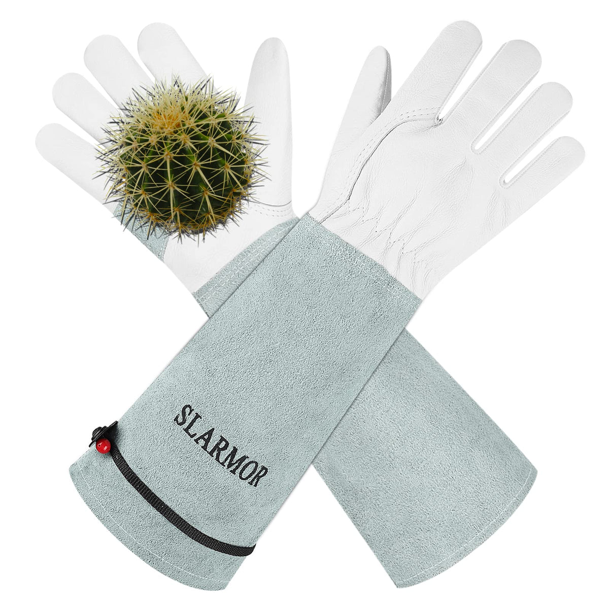 Gardening Gloves for Women Men, Long Thorn Proof Rose Pruning Glove