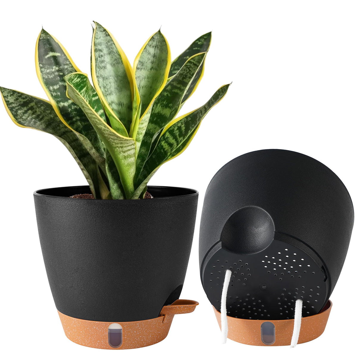 8/10/12 Inch Self Watering Pots for Indoor/Outdoor Plants