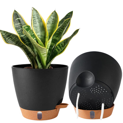 8/10/12 Inch Self Watering Pots for Indoor/Outdoor Plants