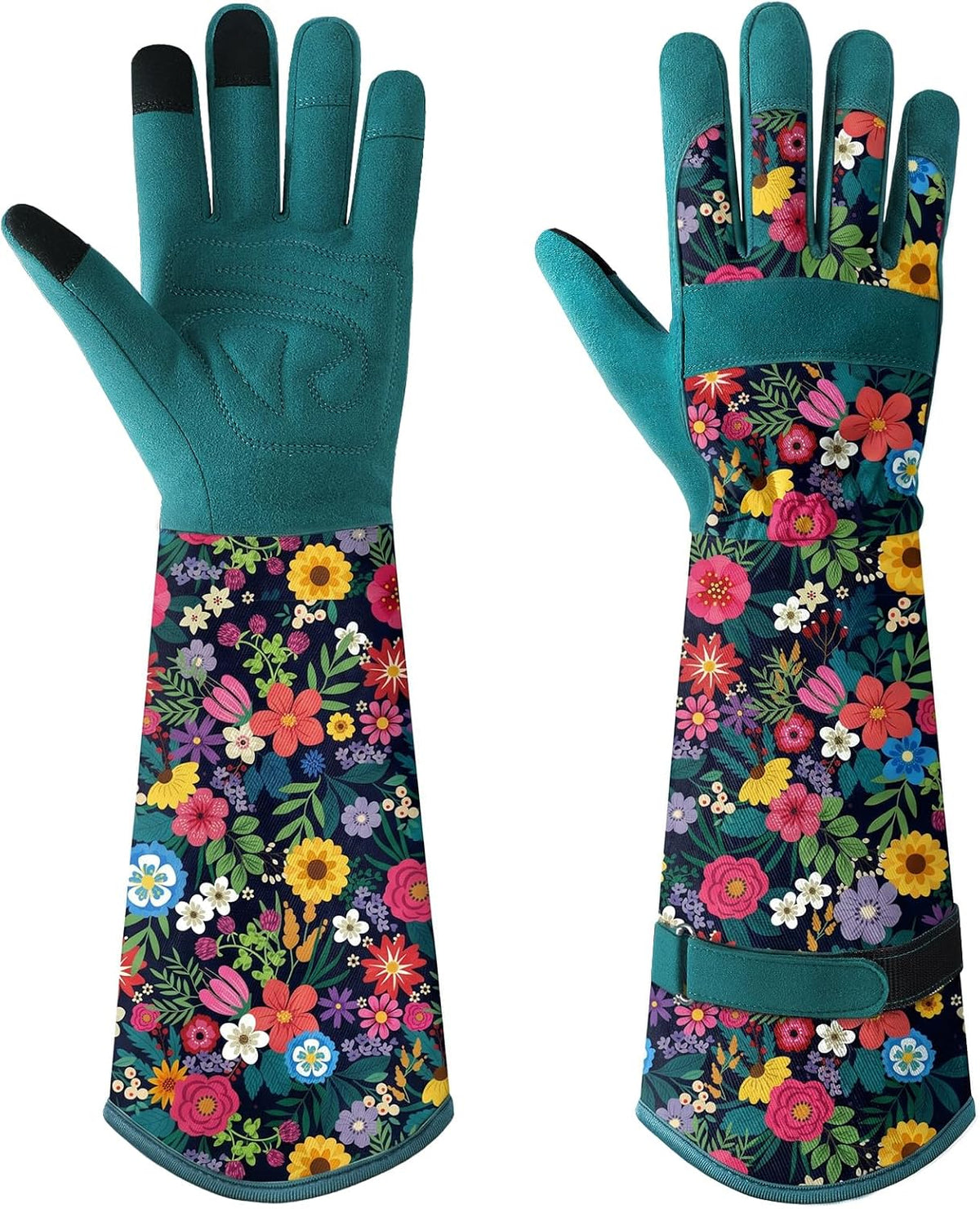 Gardening Gloves for Women, Long Garden Gloves with Grip, Thorn-Proof, Gift