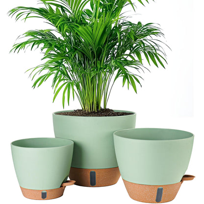 8/10/12 Inch Self Watering Pots for Indoor/Outdoor Plants