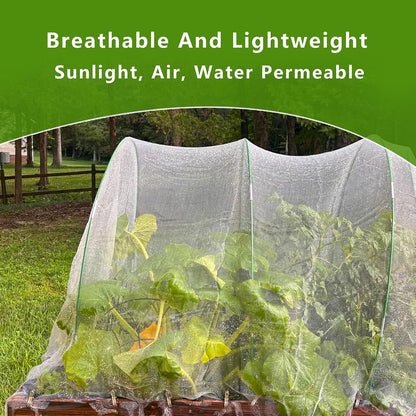 Durable Garden Fine Mesh Netting, 10x33ft Insect Netting for Plant