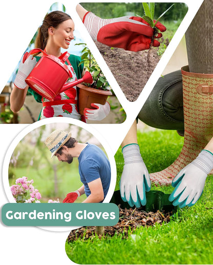 Potchen 32 Pairs Garden Gloves for Women Ladies' Gardening Gloves Bulk