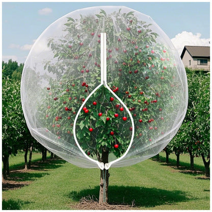 Insect Bird Barrier Mesh, 3.5 x4.6FT Garden Netting Barrier with Drawstring