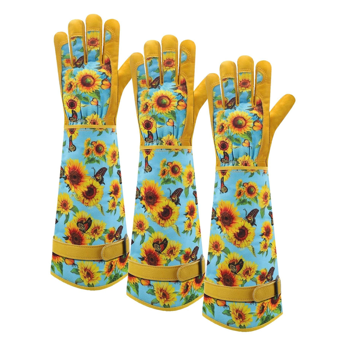 DLY Garden Gloves for Women,Gardening Gloves,Gardening Gift for Lady,Blue,M
