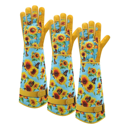 DLY Garden Gloves for Women,Gardening Gloves,Gardening Gift for Lady,Blue,M