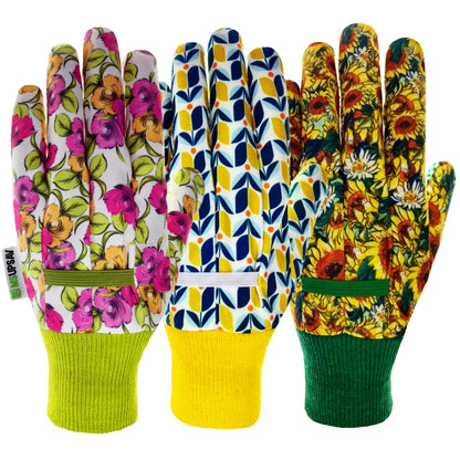 Cute Pattern Gardening Gloves,Thornproof Garden Glove,Gardener Gift